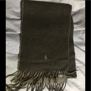 Ralph Lauren Black Wool Scarf